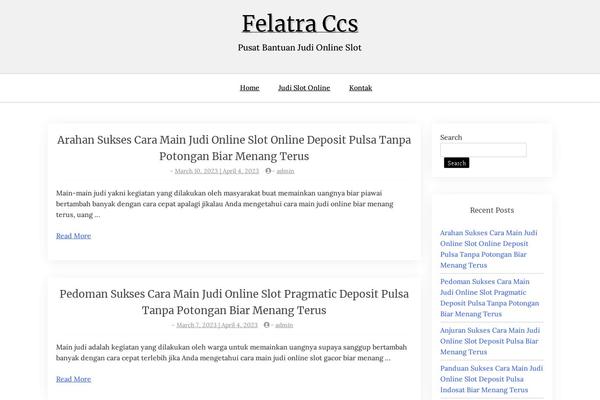 felatraccs.org site used X Blog