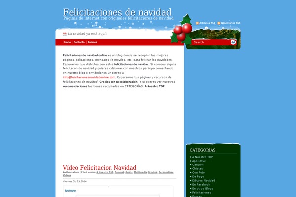 felicitacionesnavidadonline.com site used Christmasdays