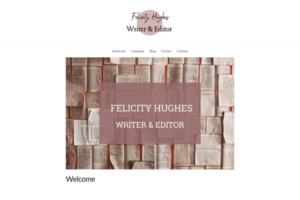 BlogFeedly theme site design template sample
