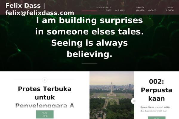 WordPress website example screenshot