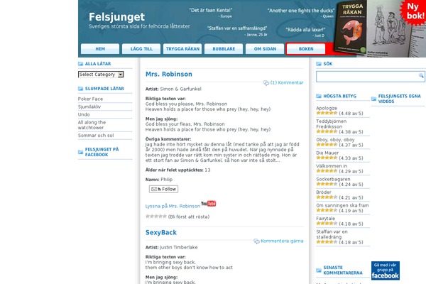 felsjunget.se site used Bluemod-10