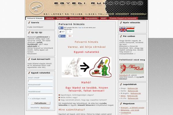 felvarrohimzes.com site used Homeimprovement