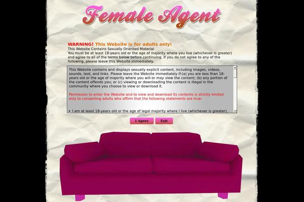 femaleagents.com site used Suffusion