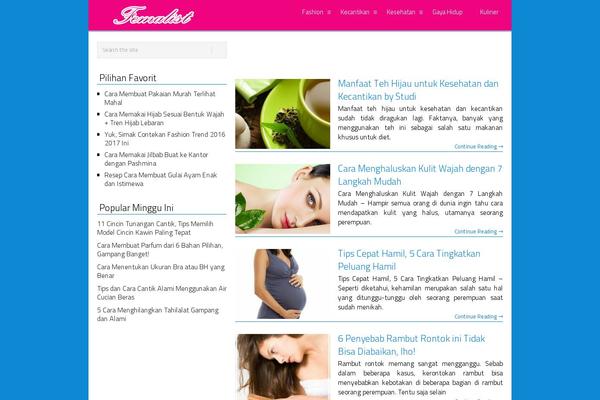 femalist.com site used Keyword-pro