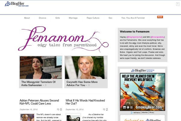 femamom.com site used Inuit-types