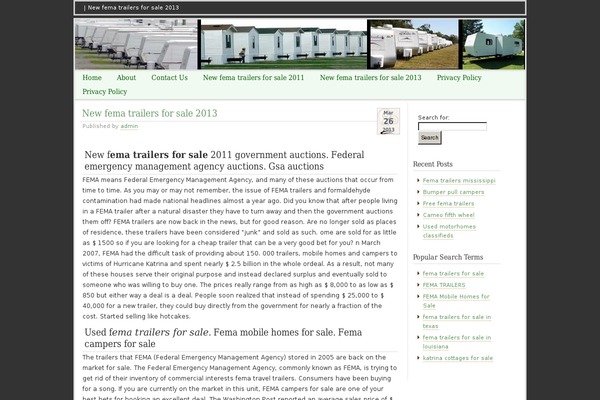 WordPress website example screenshot