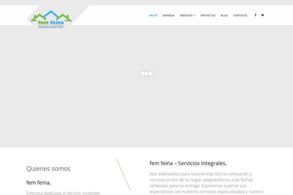 Porto theme site design template sample