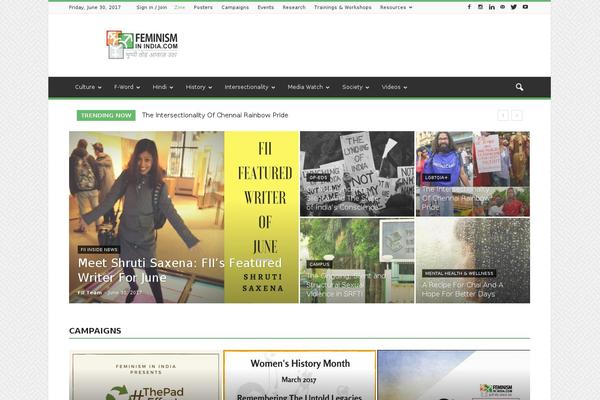 WordPress website example screenshot