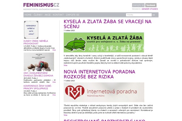 feminismus.cz site used Internetmusic