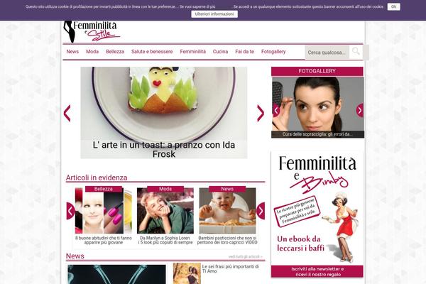 femminilitaestile.it site used Newspaper
