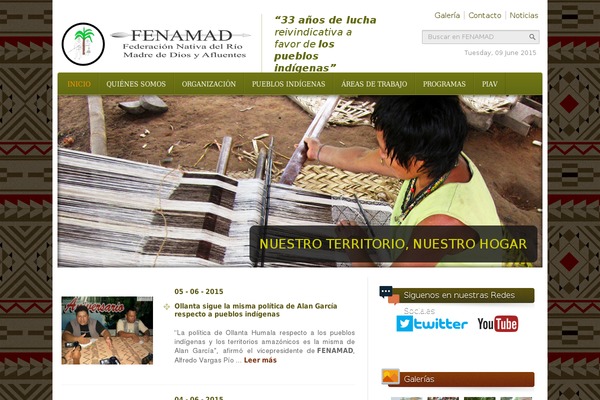 fenamad.org.pe site used Fenamad