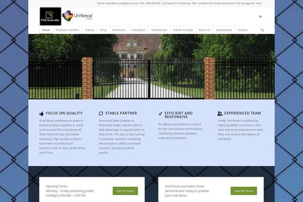 WordPress website example screenshot