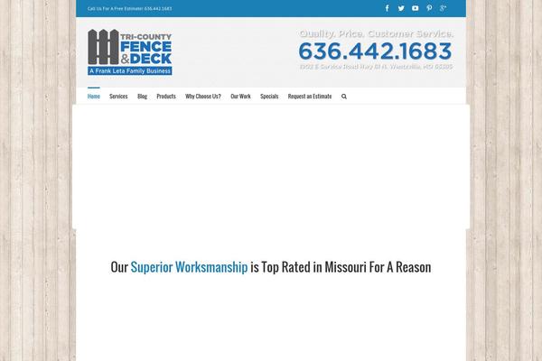 WordPress website example screenshot