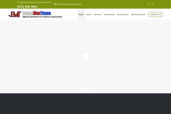 Highend theme site design template sample