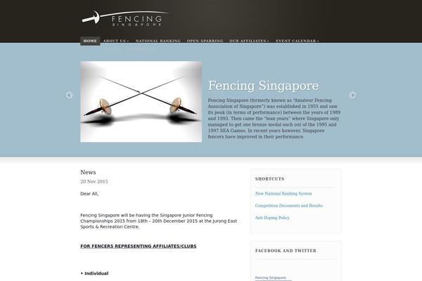 fencingsingapore.org.sg site used Streamline