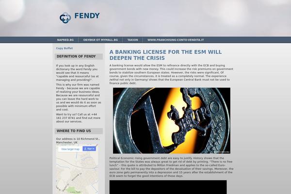 fendy.eu site used Businesscorporate