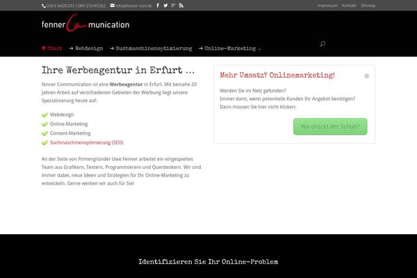 WordPress website example screenshot