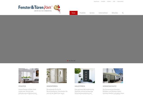 Enfold theme site design template sample