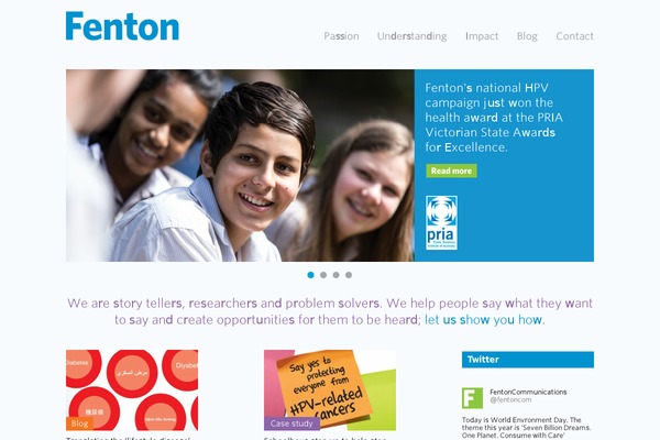 fenton.com.au site used Fenton