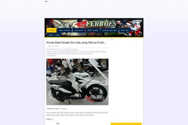 WordPress website example screenshot