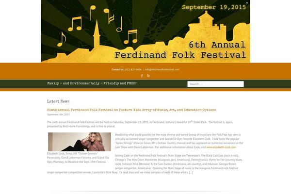 WordPress website example screenshot