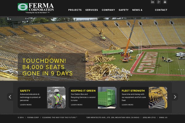 ferma WordPress theme, websites list used ferma theme ferma theme websites examples