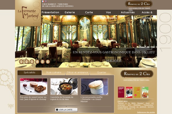 fermettemarbeuf.com site used Cafe-capucine