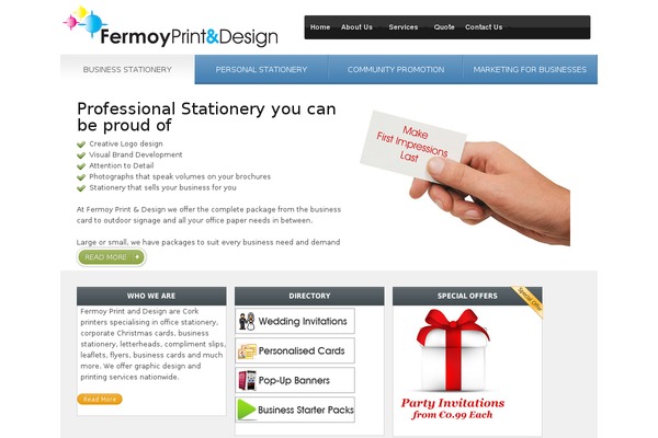 fermoyprint.com site used Intelligible