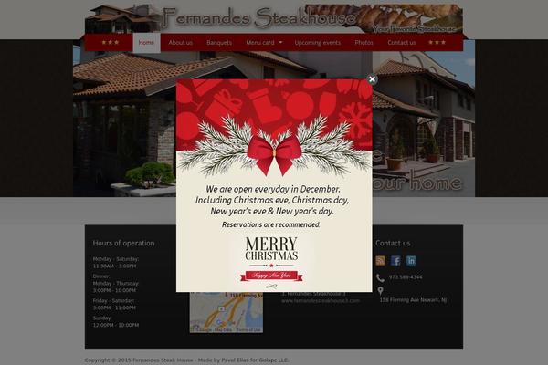 The Restaurant theme site design template sample