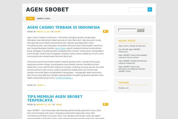 Twenty Seventeen theme site design template sample