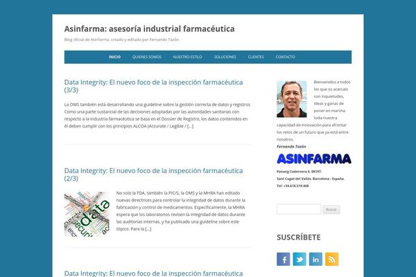 WordPress website example screenshot