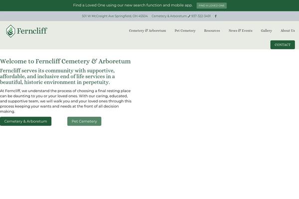 WordPress website example screenshot