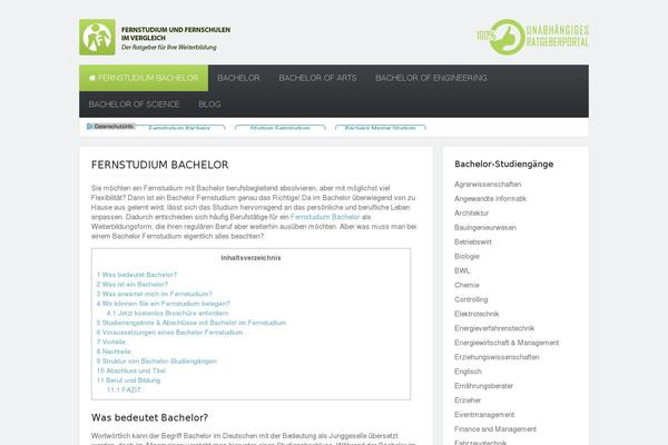 fernstudium-bachelor.de site used Bachelor
