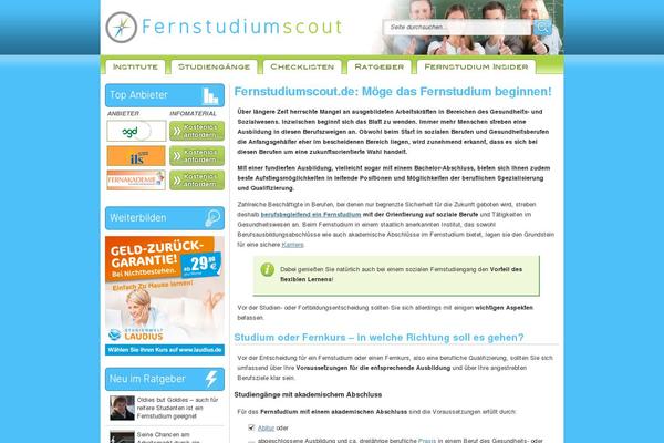 WordPress website example screenshot