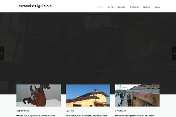 WordPress website example screenshot