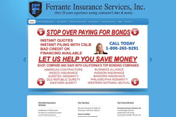 ferranteinsurance.com site used TheProfessional