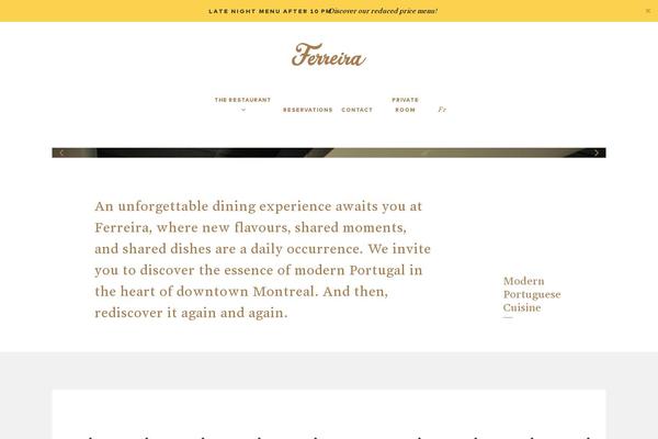 ferreiracafe.com site used Ferreira
