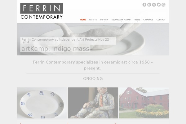 ferrincontemporary.com site used Bento