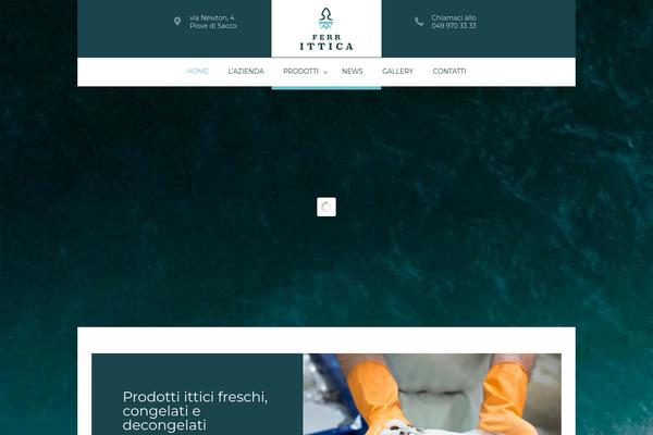 Seafood-company theme site design template sample