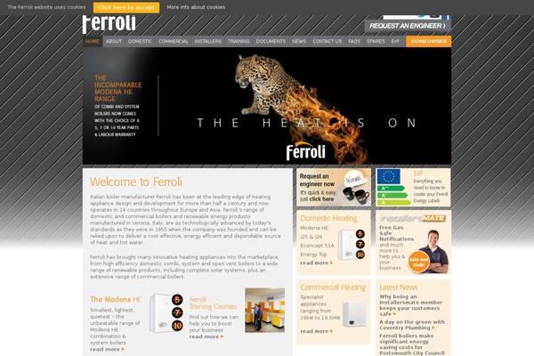 ferroli.co.uk site used Ferroli