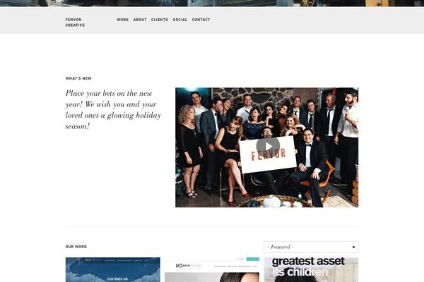 fervor theme websites examples