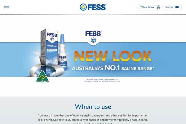 fess.com.au site used Fess