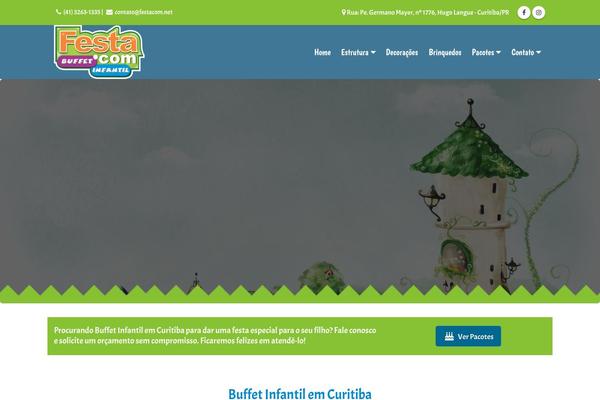 WordPress website example screenshot