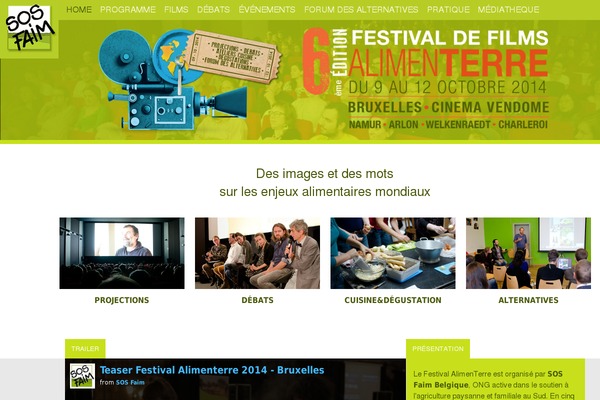 festivalalimenterre.be site used Alimenterre