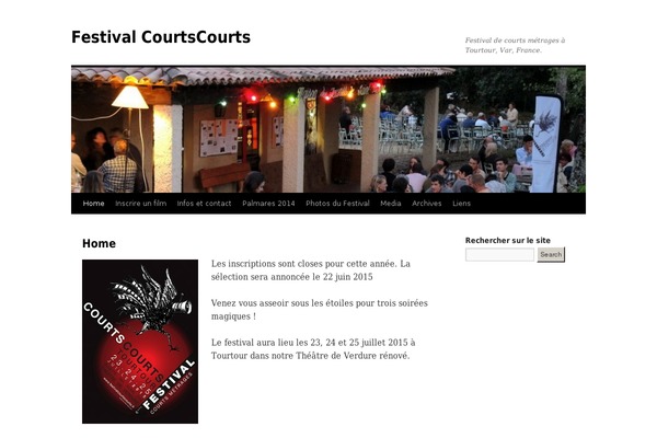 Twenty Ten theme site design template sample
