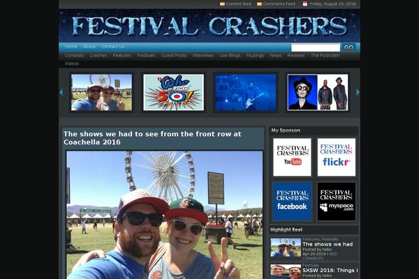 festivalcrashers.com site used Remedy