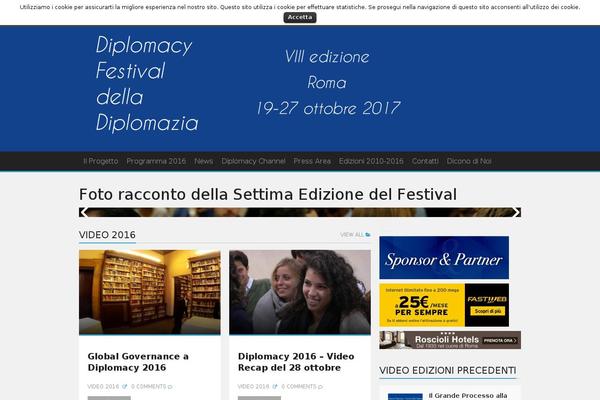 festivaldelladiplomazia.eu site used Festivaldelladiplomazia