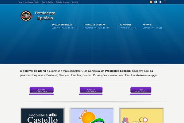 inFocus theme site design template sample