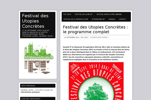 festivaldesutopiesconcretes.org site used zeeBizzCard