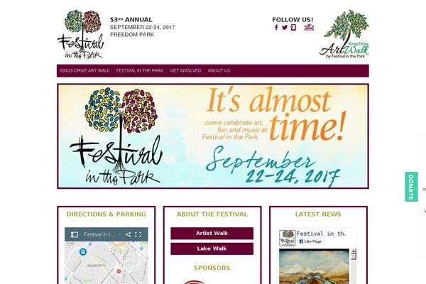 Festival theme site design template sample